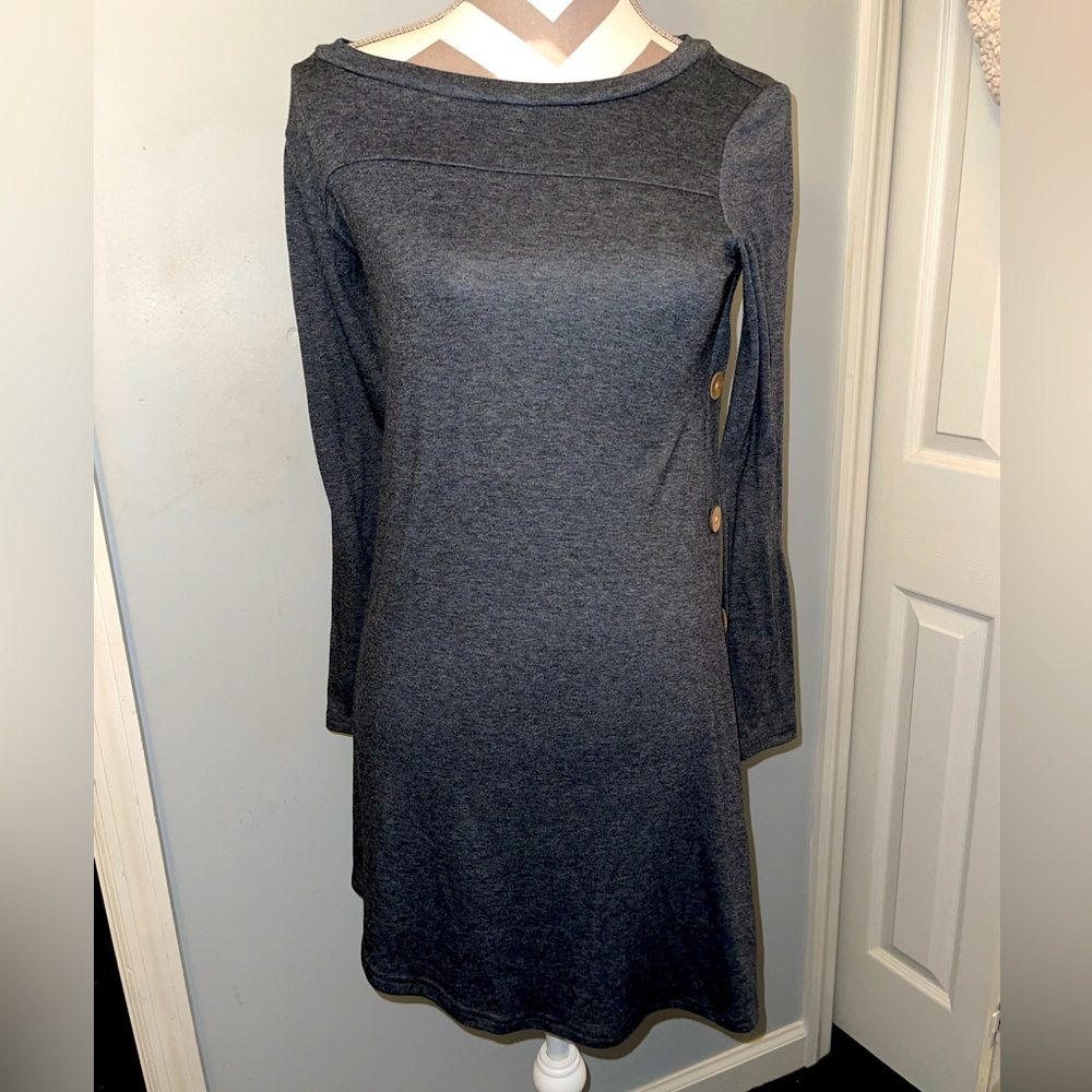 Dark grey versatile dress/shirt